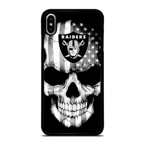 OAKLAND RAIDERS SKULL iPhone XS Max Case Cover