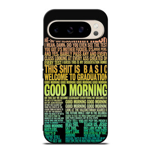 KANYE WEST RAPPER LYRICS Google Pixel 9 Pro Case Cover