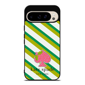 KATE SPADE NEW YORK LOGO FRUITY GREEN Google Pixel 9 Pro Case Cover KATE SPADE NEW YORK LOGO FRUITY GREEN Google Pixel 9 Pro Case Cover