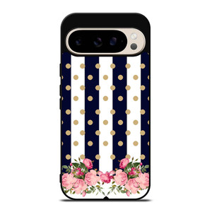 KATE SPADE NEW YORK POLKADOTS FLORAL Google Pixel 9 Pro Case Cover
