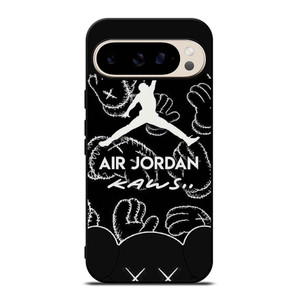 KAWS X AIR JORDAN LOGO Google Pixel 9 Pro Case Cover KAWS X AIR JORDAN LOGO Google Pixel 9 Pro Case Cover