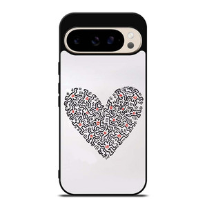 KEITH HARING LOVE ICON Google Pixel 9 Pro Case Cover KEITH HARING LOVE ICON Google Pixel 9 Pro Case Cover