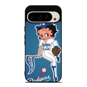 LA DODGERS X BETTY BOOP Google Pixel 9 Pro Case Cover LA DODGERS X BETTY BOOP Google Pixel 9 Pro Case Cover