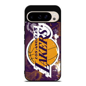 LA LAKERS ART LOGO Google Pixel 9 Pro Case Cover LA LAKERS ART LOGO Google Pixel 9 Pro Case Cover