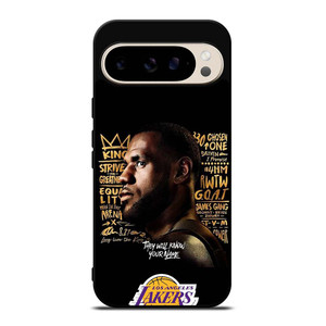 LEBRON JAMES QUOTE LA LAKERS Google Pixel 9 Pro Case Cover LEBRON JAMES QUOTE LA LAKERS Google Pixel 9 Pro Case Cover