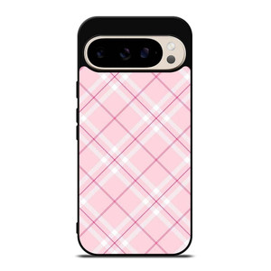 LIGHT PINK PLAID PATTERN Google Pixel 9 Pro Case Cover LIGHT PINK PLAID PATTERN Google Pixel 9 Pro Case Cover