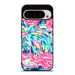 LILLY PULITZER FLAMINGO Google Pixel 9 Pro Case Cover