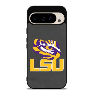 LSU TIGERS LEATHER LOGO Google Pixel 9 Pro Case Cover