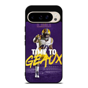 LSU TIGERS TIME TO GEAUX Google Pixel 9 Pro Case Cover LSU TIGERS TIME TO GEAUX Google Pixel 9 Pro Case Cover