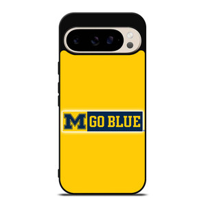 MICHIGAN WOLVERINES GO BLUE UNIVERSITY FOOTBALL LOGO Google Pixel 9 Pro Case Cover
