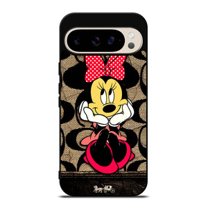 MINNIE MOUSE COACH Google Pixel 9 Pro Case Cover MINNIE MOUSE COACH Google Pixel 9 Pro Case Cover