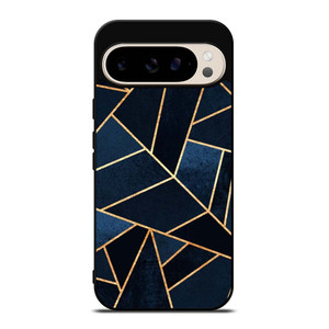NAVY STONE CERAMIC ABSTRACT Google Pixel 9 Pro Case Cover NAVY STONE CERAMIC ABSTRACT Google Pixel 9 Pro Case Cover