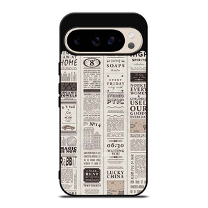 OLD NEWSPAPER PATTERN Google Pixel 9 Pro Case Cover OLD NEWSPAPER PATTERN Google Pixel 9 Pro Case Cover