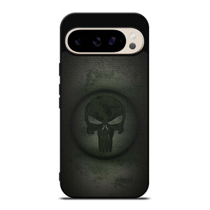 PUNISHER LOGO METAL CARBON Google Pixel 9 Pro Case Cover