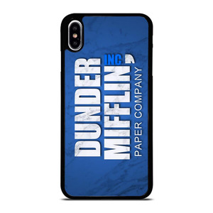 DUNDER MIFFLIN LOGO MARBLE iPhone XS Max Case Cover