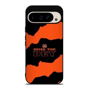 SEIZE THE DEY CINCINNATI BENGALS LOGO FOOTBALL TEAM Google Pixel 9 Pro Case Cover