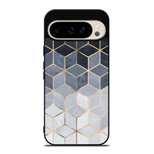 SOFT BLUE GRADIENT CUBES Google Pixel 9 Pro Case Cover