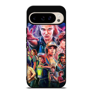 STRANGER THINGS CHARACTERS ART Google Pixel 9 Pro Case Cover STRANGER THINGS CHARACTERS ART Google Pixel 9 Pro Case Cover