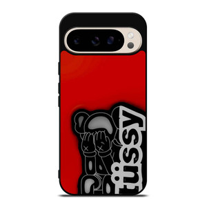 STUSSY X KAWS Google Pixel 9 Pro Case Cover
