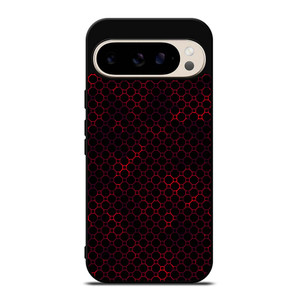 STYLISH HEXAGONAL RED PATTERN Google Pixel 9 Pro Case Cover