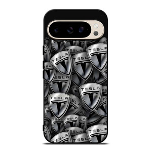 TESLA METAL LOGO COLLAGE Google Pixel 9 Pro Case Cover TESLA METAL LOGO COLLAGE Google Pixel 9 Pro Case Cover