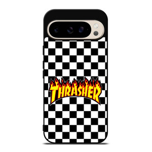 THRASHER CHECKERBOARD Google Pixel 9 Pro Case Cover THRASHER CHECKERBOARD Google Pixel 9 Pro Case Cover