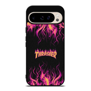 THRASHER FLAME SKATEBOARD MAGAZINE Google Pixel 9 Pro Case Cover THRASHER FLAME SKATEBOARD MAGAZINE Google Pixel 9 Pro Case Cover