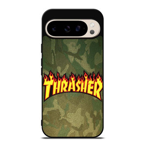 THRASHER LOGO CAMO FABRIC Google Pixel 9 Pro Case Cover THRASHER LOGO CAMO FABRIC Google Pixel 9 Pro Case Cover