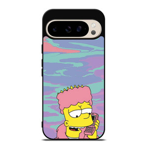TIE DYE PATTERN BART SIMPSON Google Pixel 9 Pro Case Cover