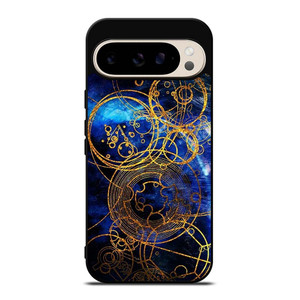TIME LORD WRITING GOLD BLUE Google Pixel 9 Pro Case Cover TIME LORD WRITING GOLD BLUE Google Pixel 9 Pro Case Cover