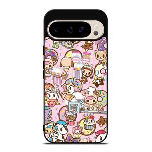 TOKIDOKI DONUTELLA COLLAGE Google Pixel 9 Pro Case Cover TOKIDOKI DONUTELLA COLLAGE Google Pixel 9 Pro Case Cover