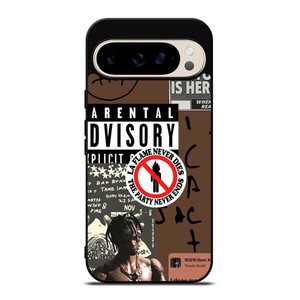 TRAVIS SCOTT RAPPER PARENTAL ADVISORY Google Pixel 9 Pro Case Cover