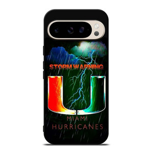 UM MIAMI HURRICANES NFL Google Pixel 9 Pro Case Cover UM MIAMI HURRICANES NFL Google Pixel 9 Pro Case Cover