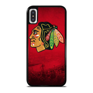 CHICAGO BLACKHAWKS NHL ICON iPhone XS Max Case Cover CHICAGO BLACKHAWKS NHL ICON iPhone XS Max Case Cover