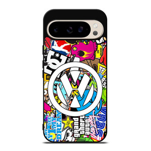 VW STICKER BOMB LOGO Google Pixel 9 Pro Case Cover VW STICKER BOMB LOGO Google Pixel 9 Pro Case Cover