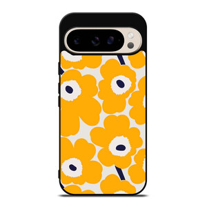 YELLOW RETRO FLORAL PATTERN Google Pixel 9 Pro Case Cover YELLOW RETRO FLORAL PATTERN Google Pixel 9 Pro Case Cover