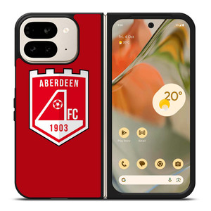 ABERDEEN FC FOOTBALL CLUB LOGO SCOTLAND Google Pixel 9 Pro Fold Case Cover