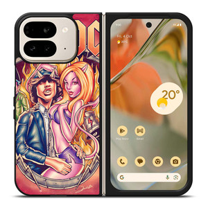 ACDC ROCK BAND Google Pixel 9 Pro Fold Case Cover