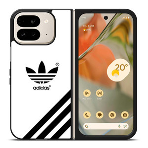 ADIDAS LOGO WHITE CLASSIC STRIPES Google Pixel 9 Pro Fold Case Cover