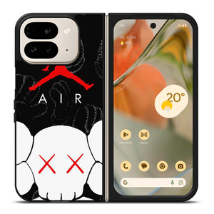 AIR JORDAN X KAWS LOGO Google Pixel 9 Pro Fold Case Cover AIR JORDAN X KAWS LOGO Google Pixel 9 Pro Fold Case Cover