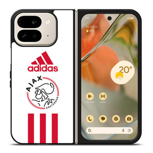 AJAX AMSTERDAM FC ADIDAS STRIPES Google Pixel 9 Pro Fold Case Cover