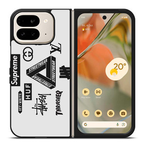 ALL HYPEBEAST OFF WHITE Google Pixel 9 Pro Fold Case Cover