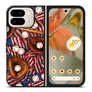 AMERICAN BASEBALL ABSTRACT Google Pixel 9 Pro Fold Case Cover