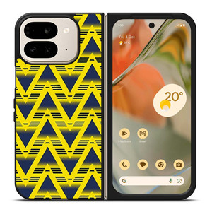 ARSENAL YELLOW RETRO PATTERN Google Pixel 9 Pro Fold Case Cover
