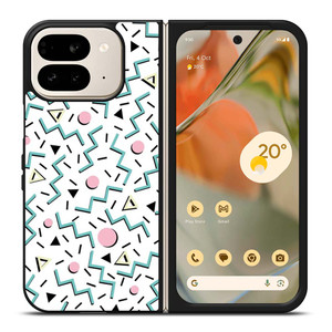 BACK TO 80S PATTERN Google Pixel 9 Pro Fold Case Cover