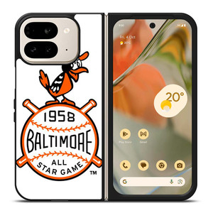 BALTIMORE ORIOLES LOGO BASEBALL TEAM 1958 Google Pixel 9 Pro Fold Case Cover