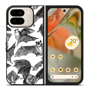 BAT HAND DRAWING PATTERN Google Pixel 9 Pro Fold Case Cover