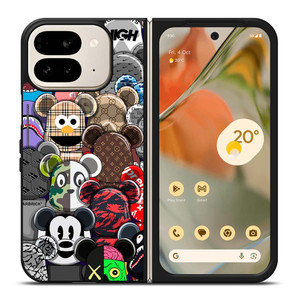 BEARBRICK BRAND COLABORATION Google Pixel 9 Pro Fold Case Cover