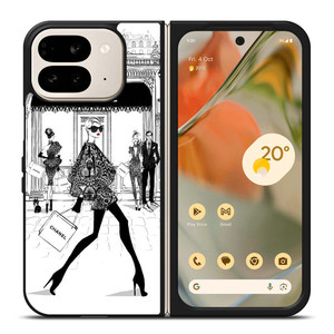 BEAUTY FASHION MEGAN HESS CLIPART Google Pixel 9 Pro Fold Case Cover
