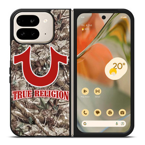 BIG BUDDHA TRUE RELIGION CAMO LOGO Google Pixel 9 Pro Fold Case Cover